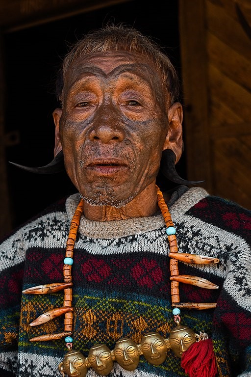 the Konyak Tribe India, Nagaland - Tattoo Culture