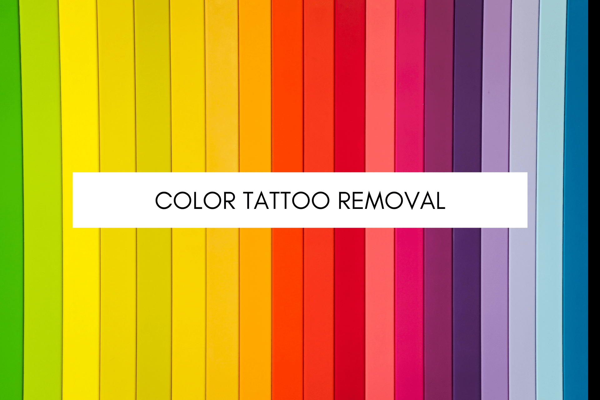 Read more about the article Color Tattoo Removal